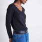 Out from Under Lace Trim Long Sleeve