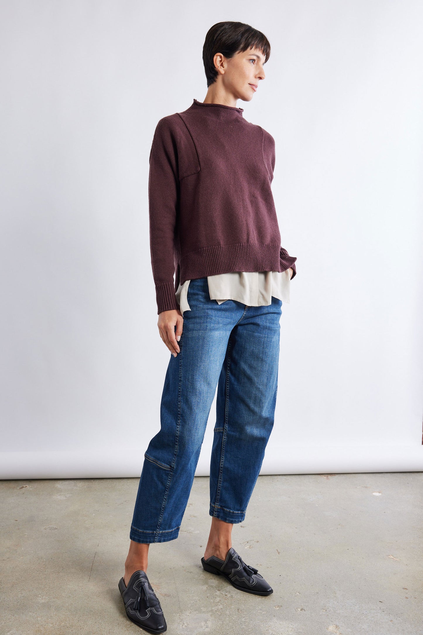 Out of the Box Mock Neck Sweater