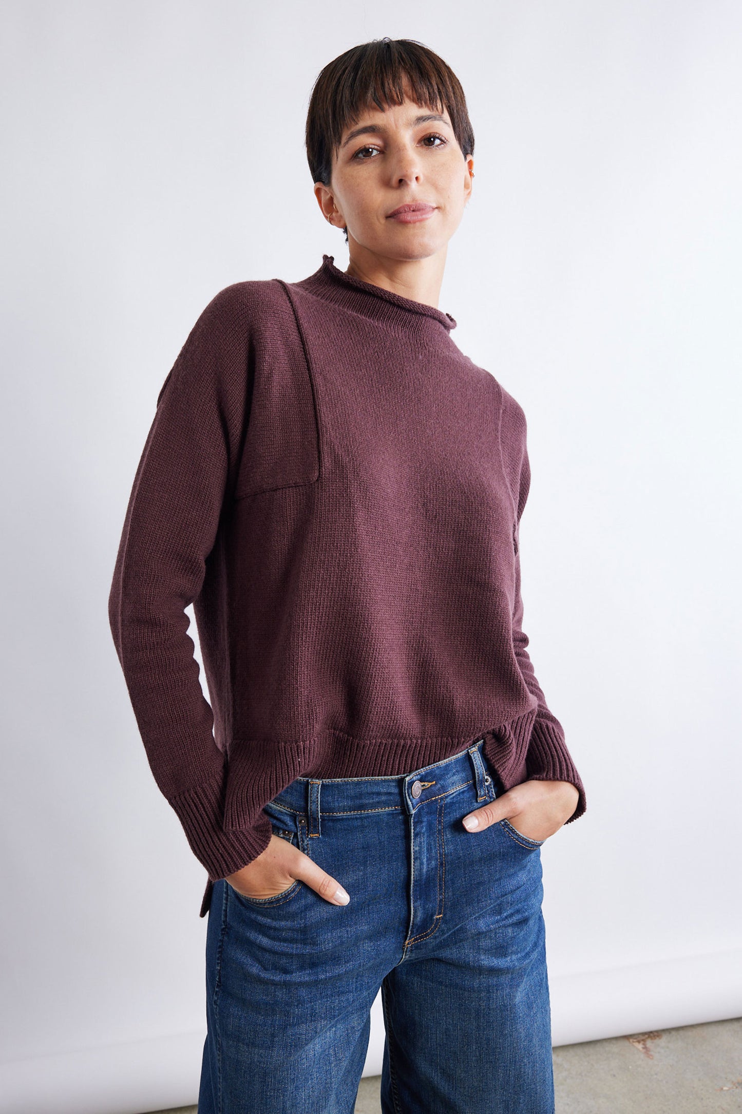 Out of the Box Mock Neck Sweater