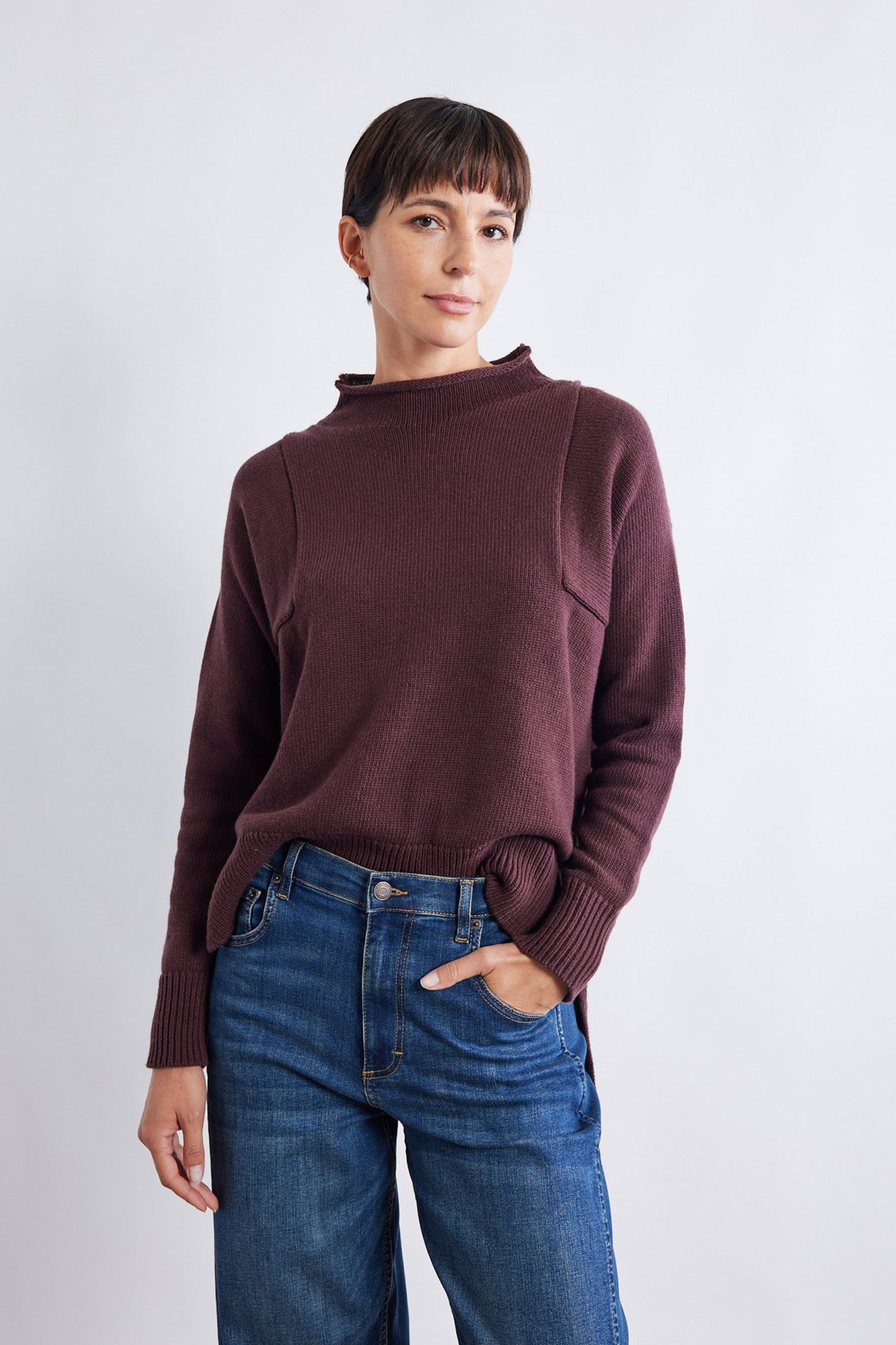 Out of the Box Mock Neck Sweater