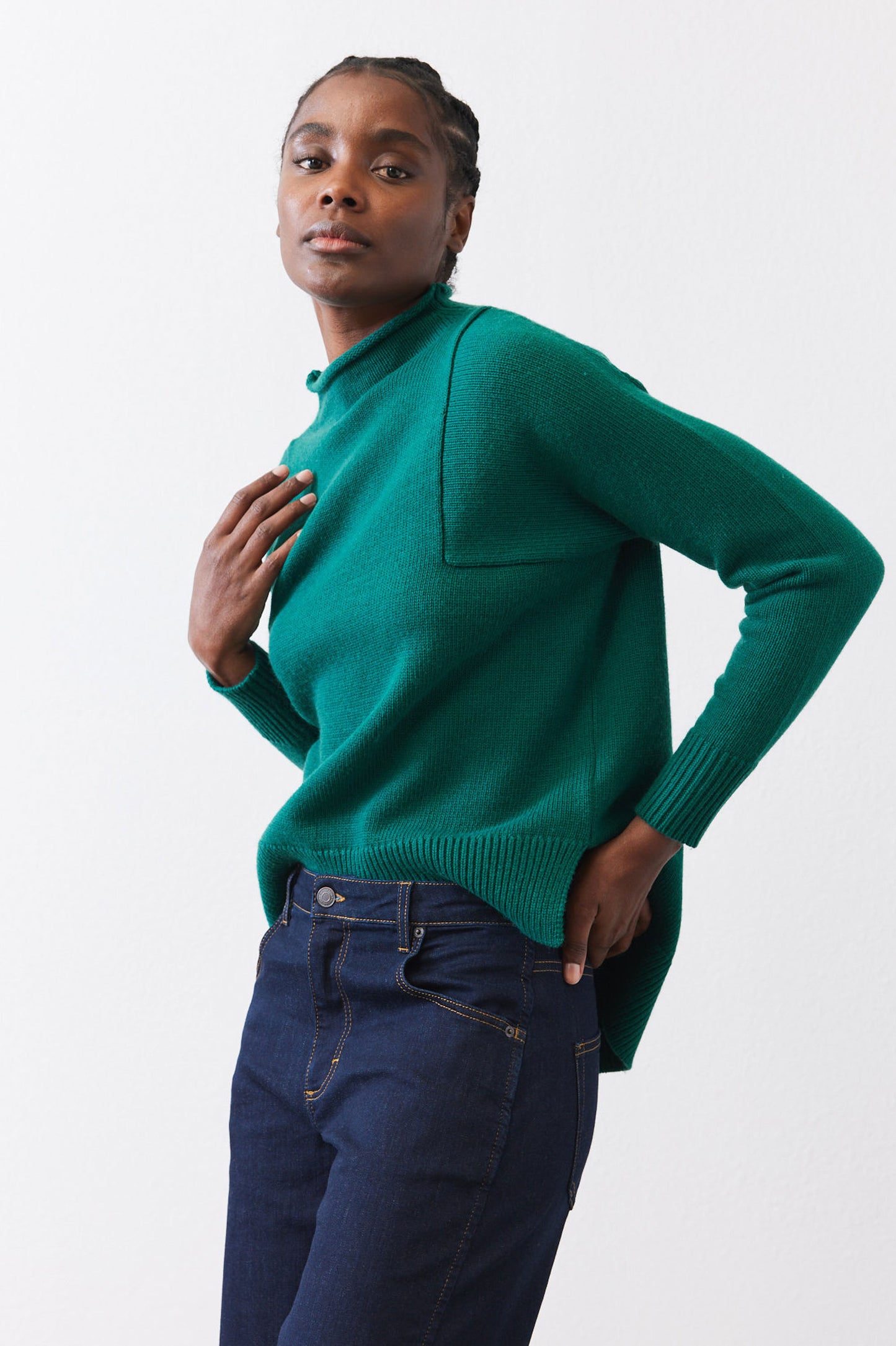 Out of the Box Mock Neck Sweater