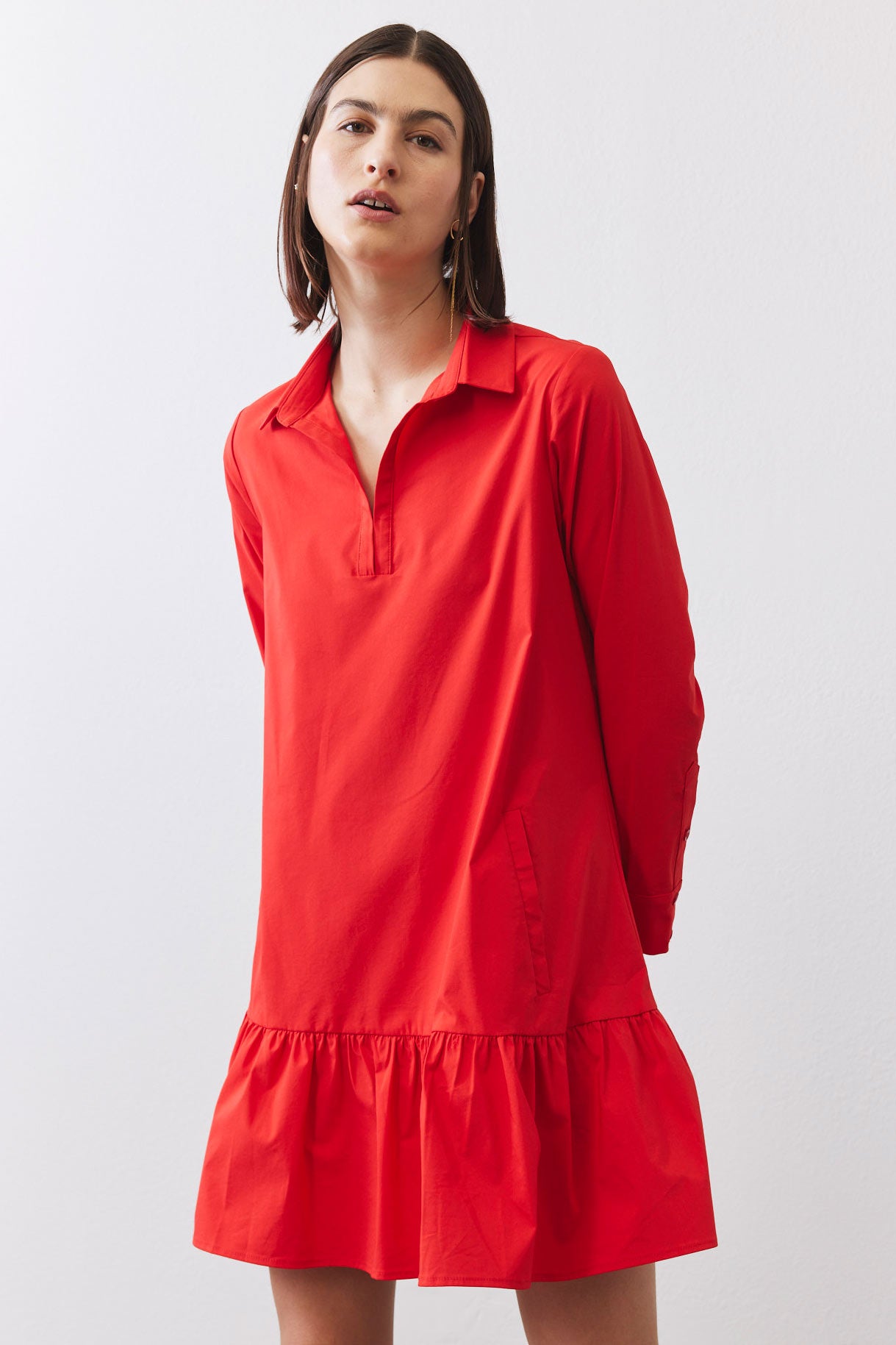 The Oversized Dress | Red – Ruti