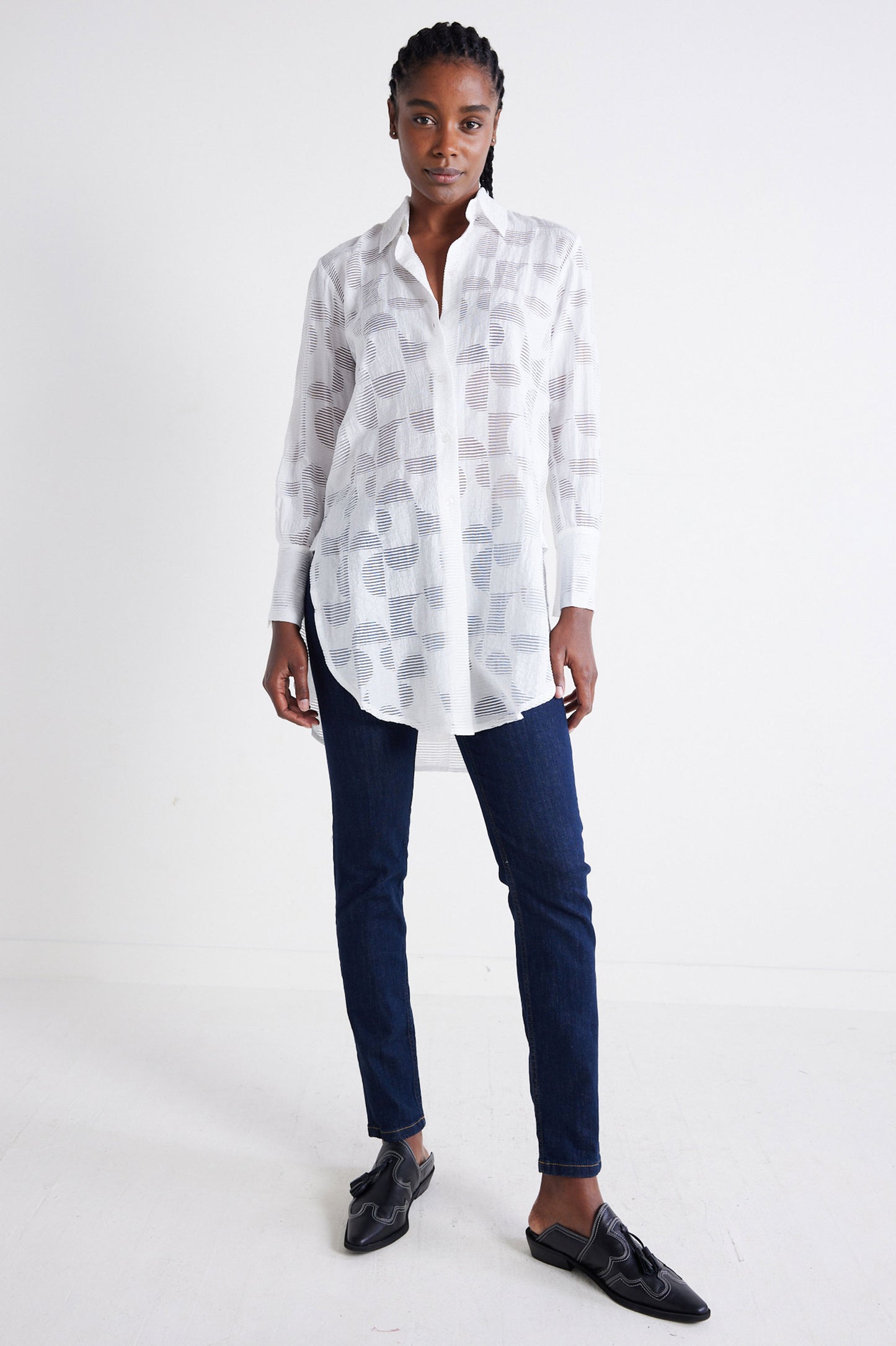 Walkover Geo Sheer Tunic