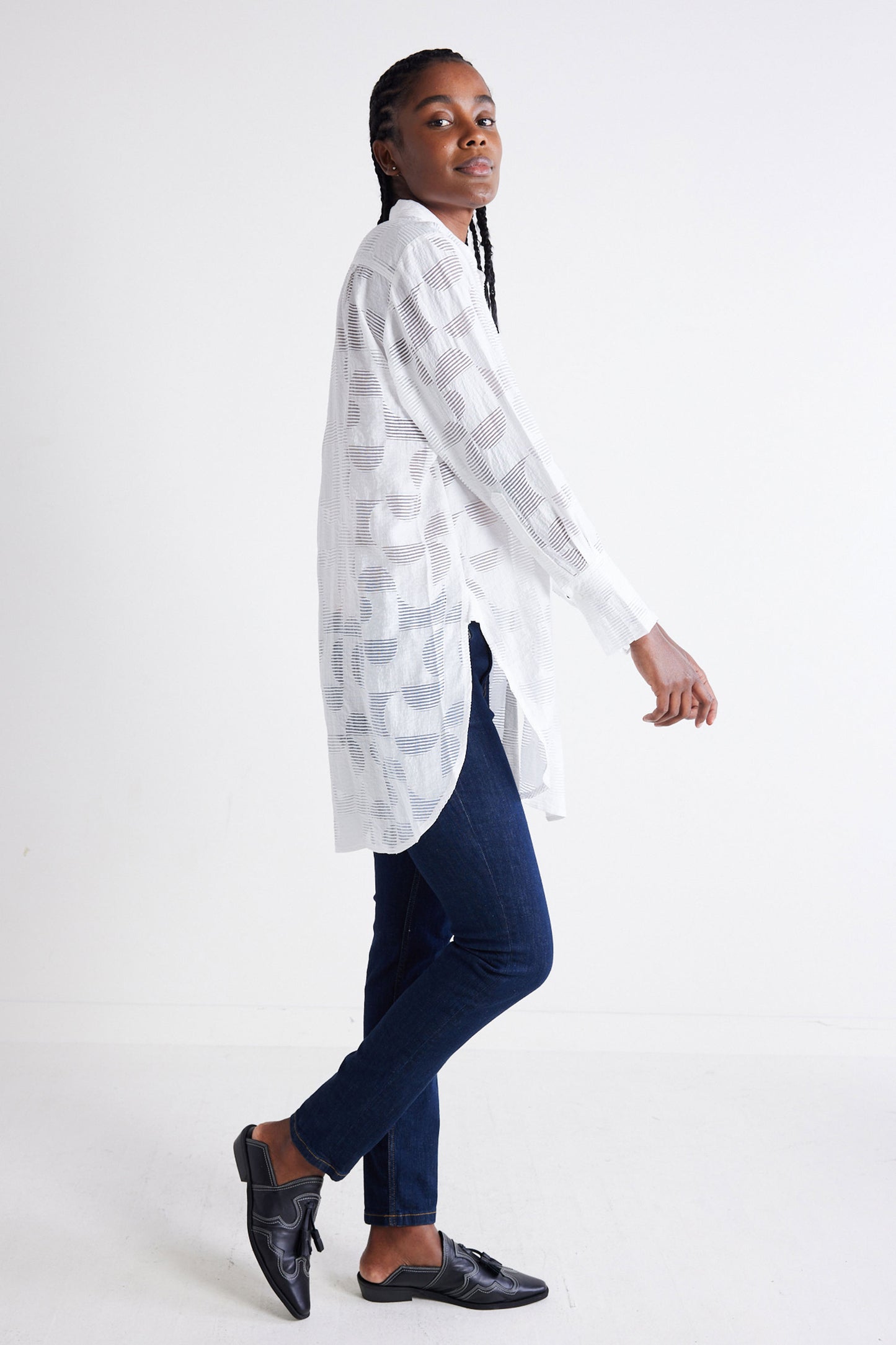 Walkover Geo Sheer Tunic