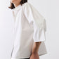 Oversized Poplin Cropped