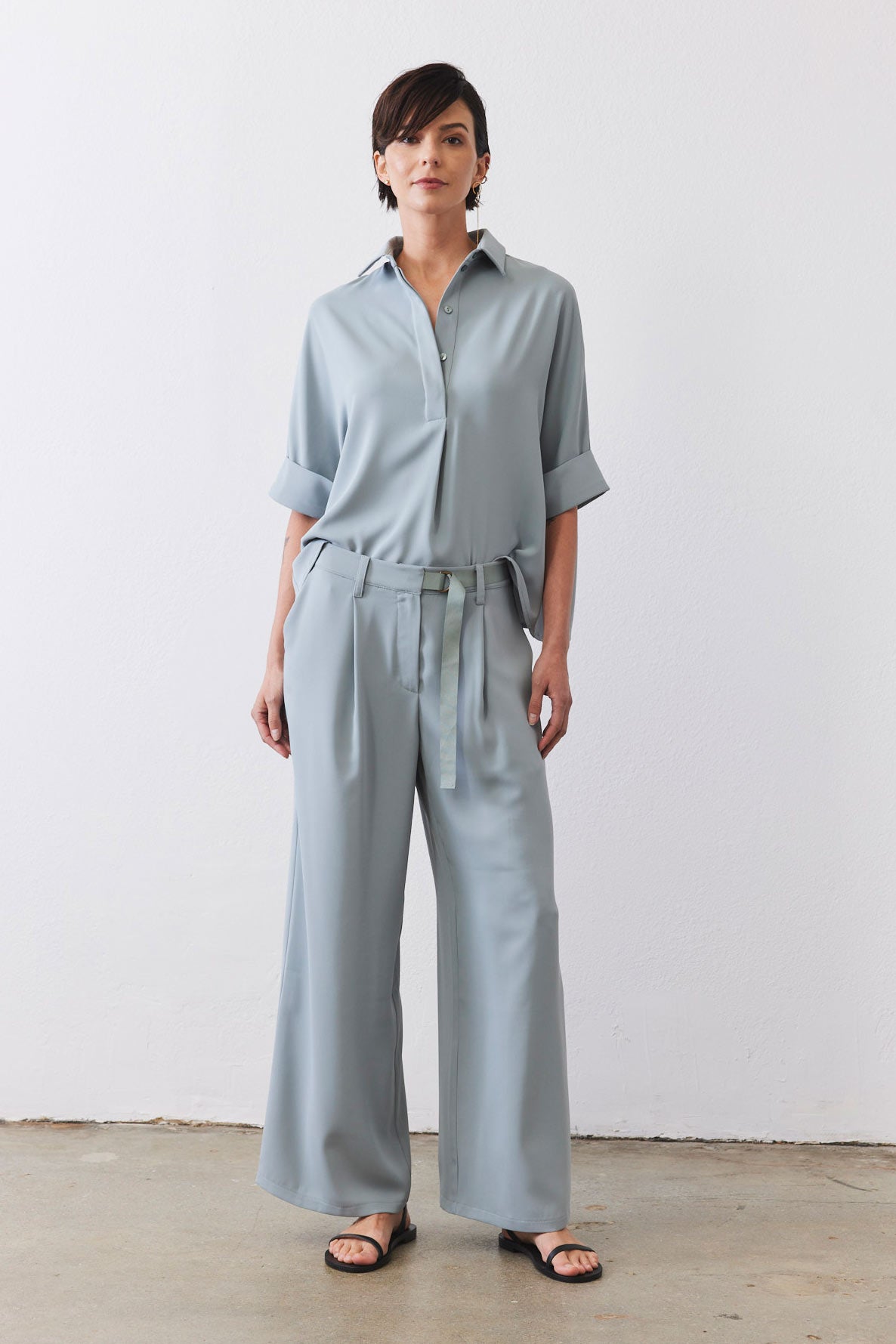 The Editor Wide Leg Trousers