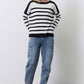 Not Too Oversized Striped Sweater