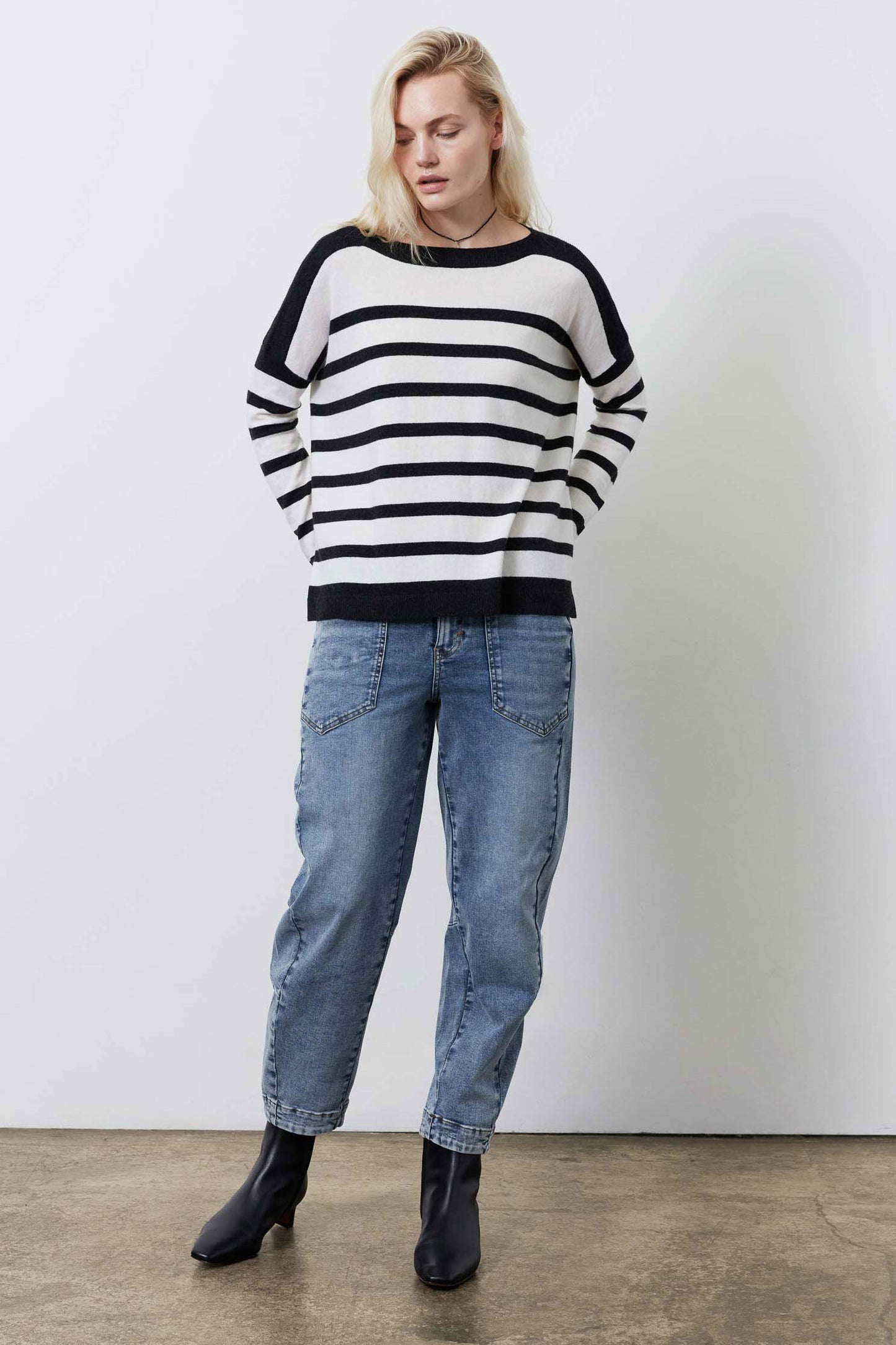 Not Too Oversized Striped Sweater