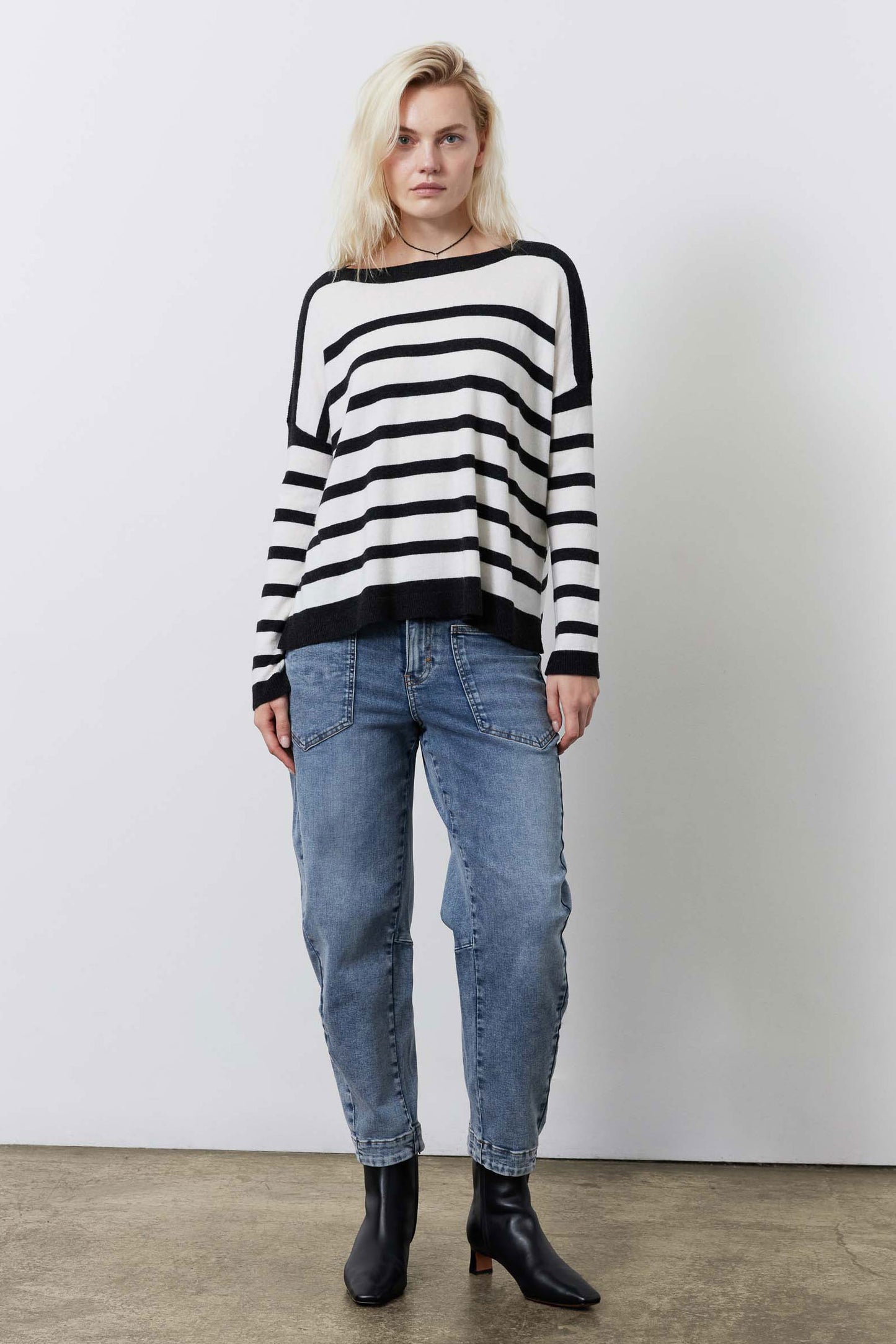 Not Too Oversized Striped Sweater