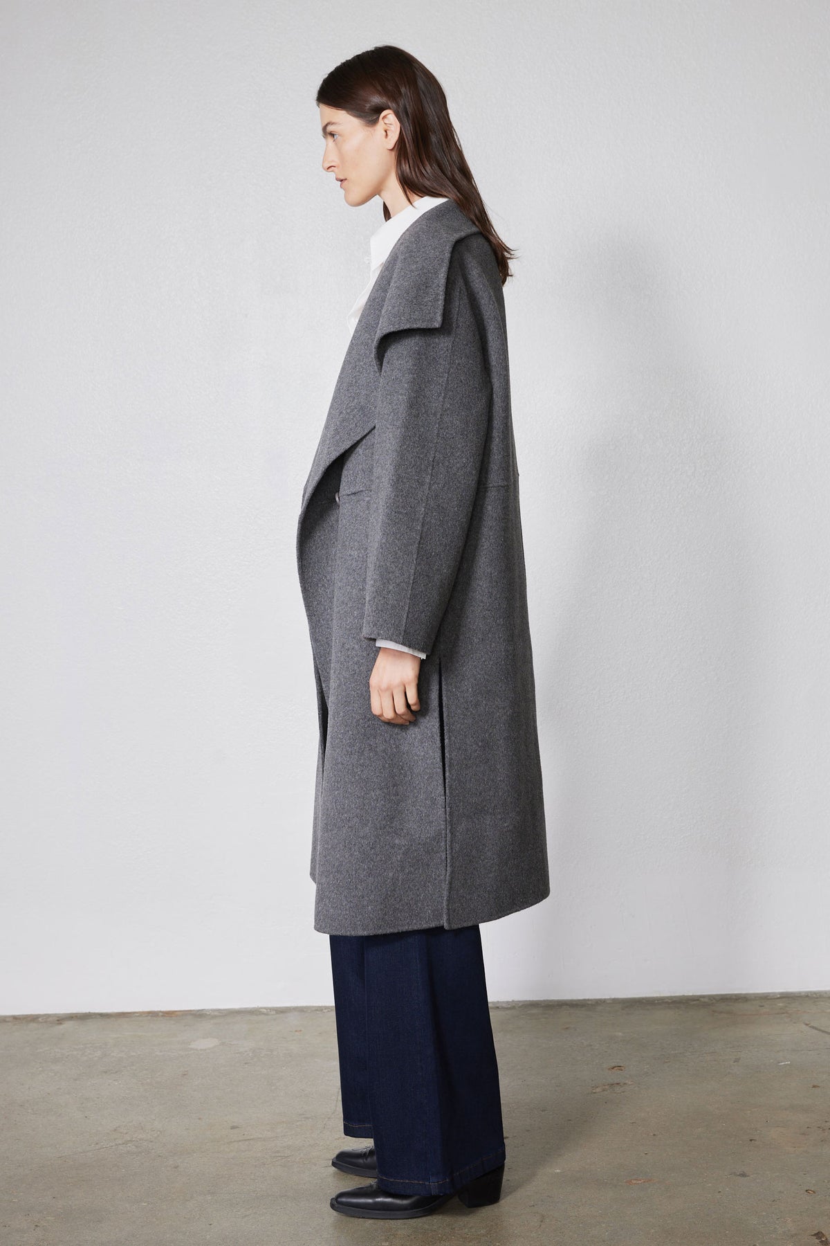 The Collared Oversized Wool Coat