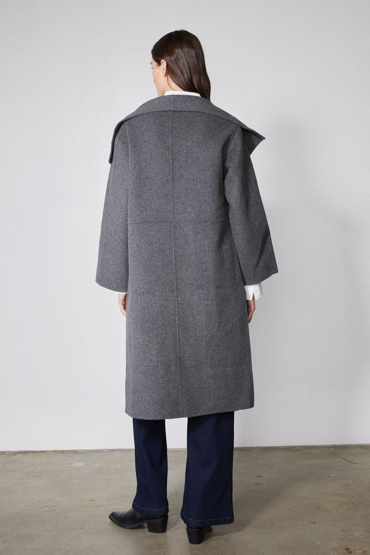 The Collared Oversized Wool Coat