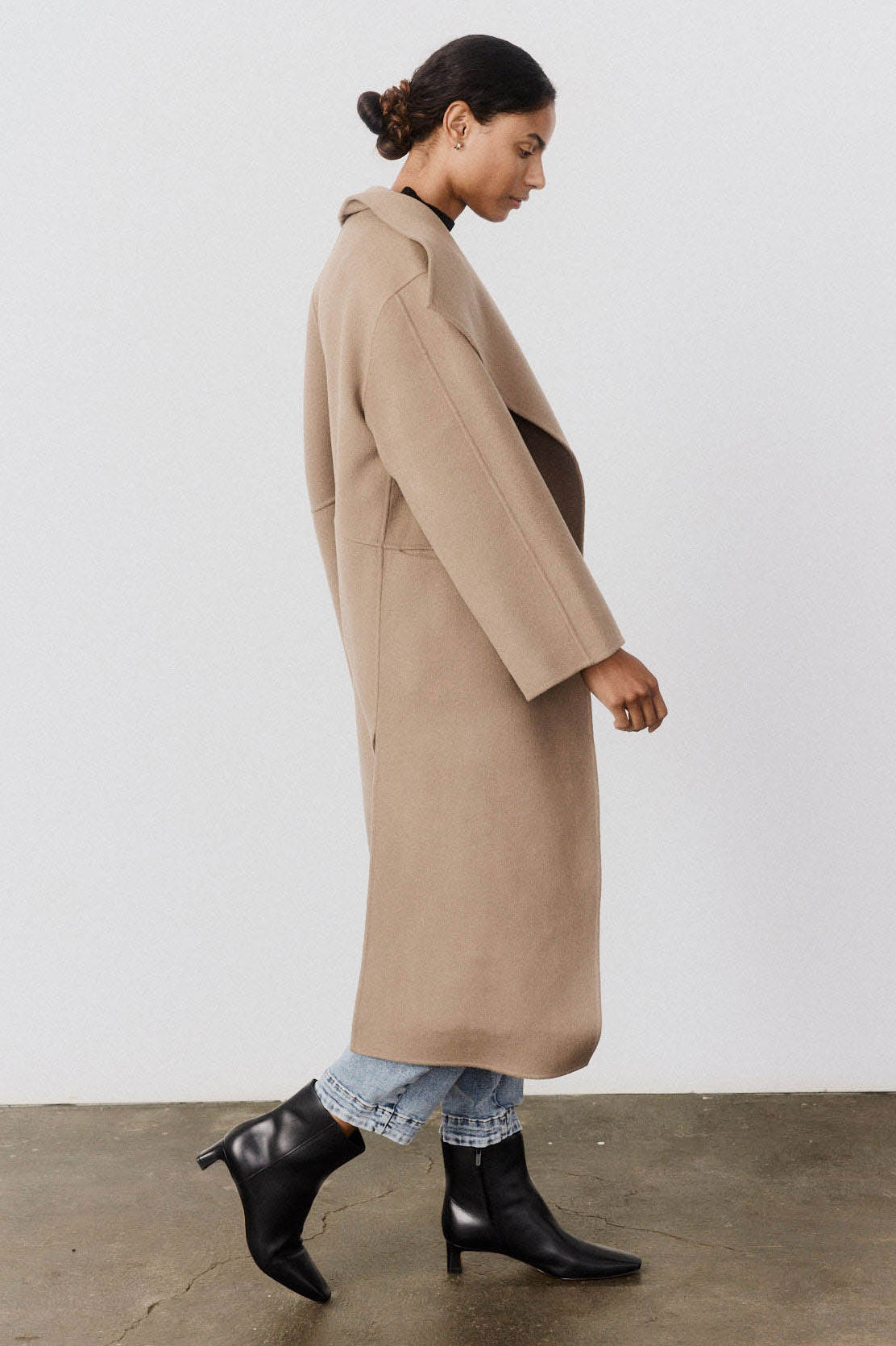 The Collared Oversized Wool Coat