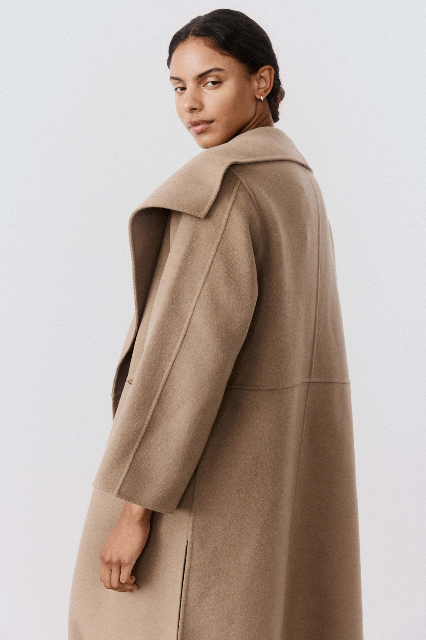 The Collared Oversized Wool Coat