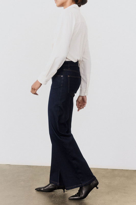 The Petite Palazzo Jeans