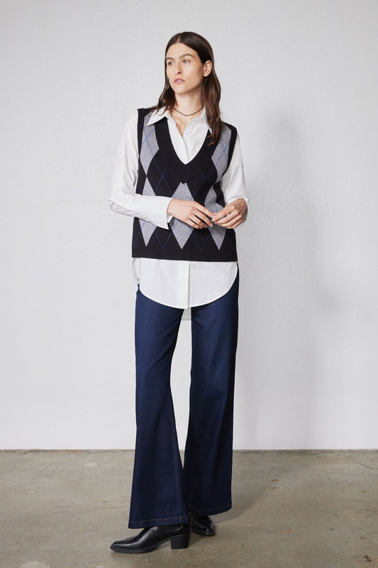 The Petite Palazzo Jeans
