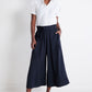 Light Poplin Paperbag Wide Leg Pants