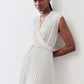 Perfect Pleated Wrap Dress