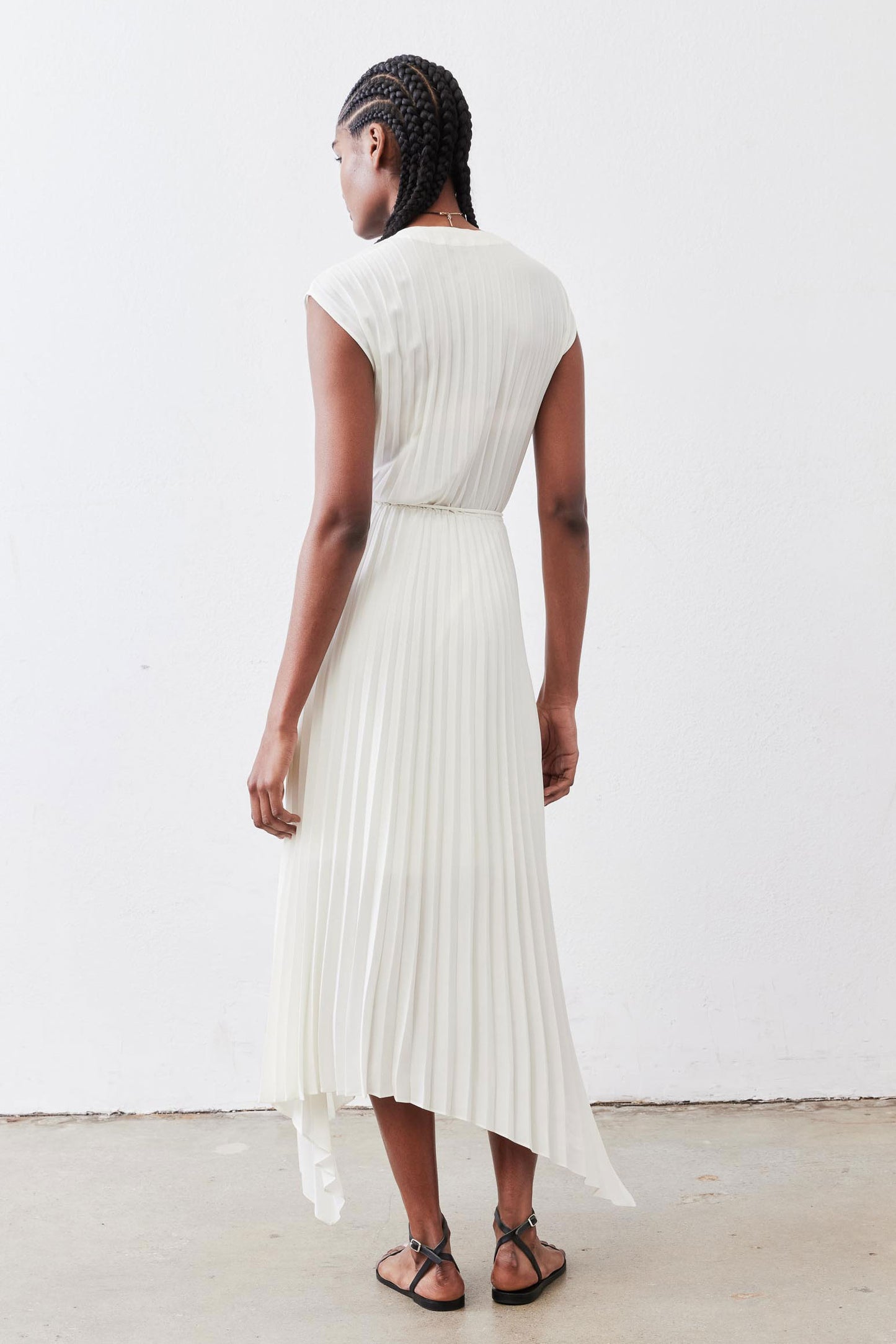 Perfect Pleated Wrap Dress