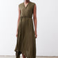 Perfect Pleated Wrap Dress