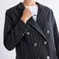 The Pinstripe Boyfriend Blazer