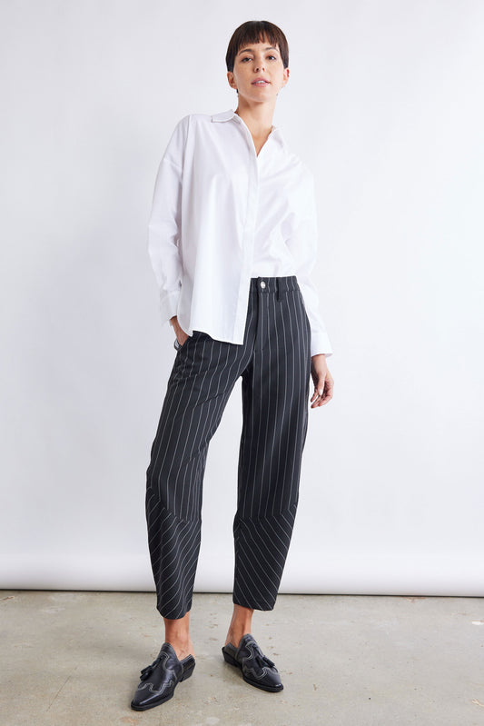 The Pinstripe Wide-ish Pants