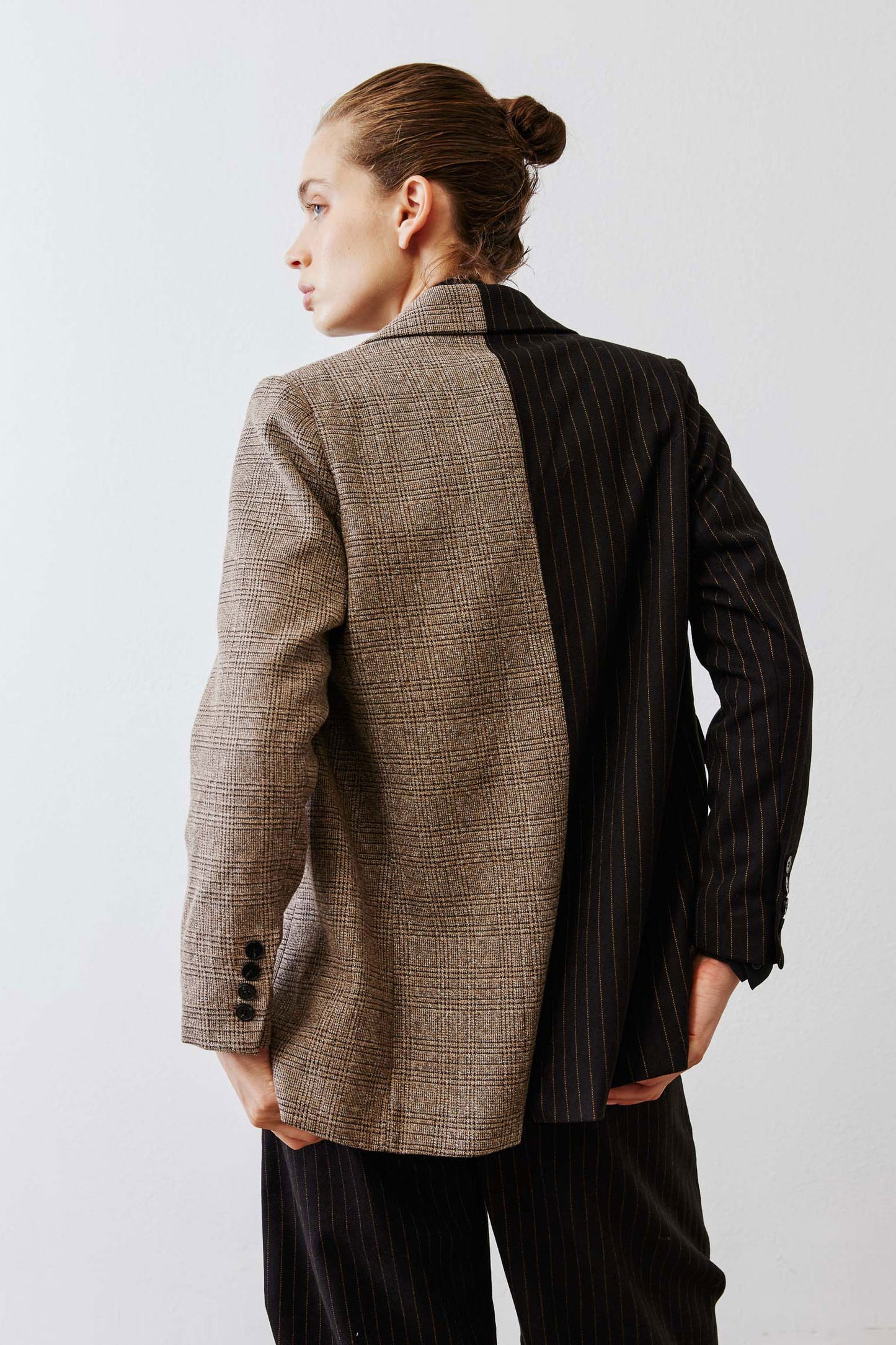 The Pinstripe Remix Blazer
