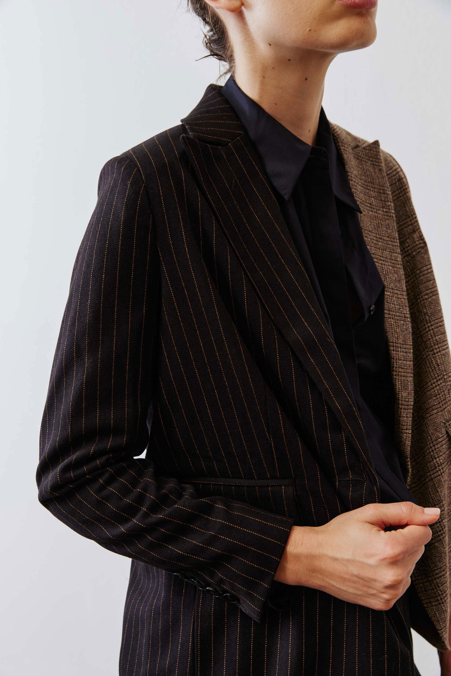 The Pinstripe Remix Blazer