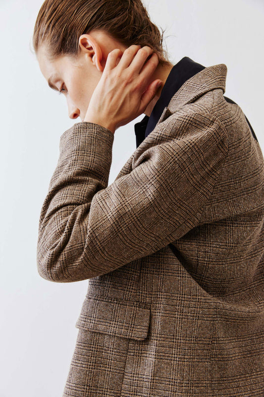 The Pinstripe Remix Blazer