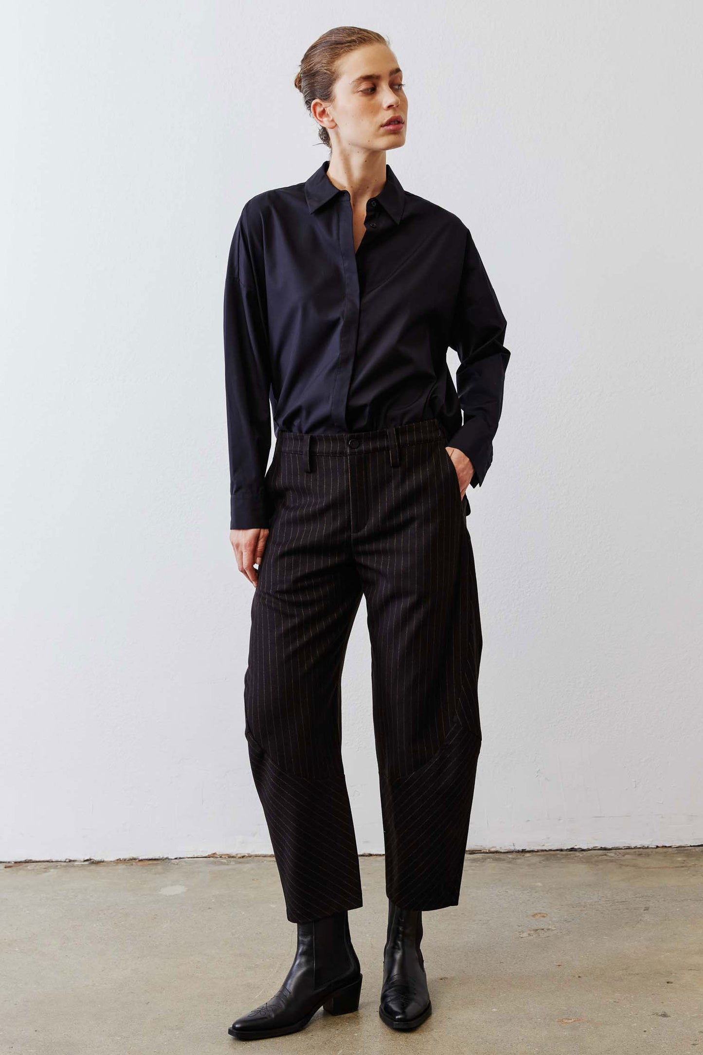 The Pinstripe Wide-ish Pants
