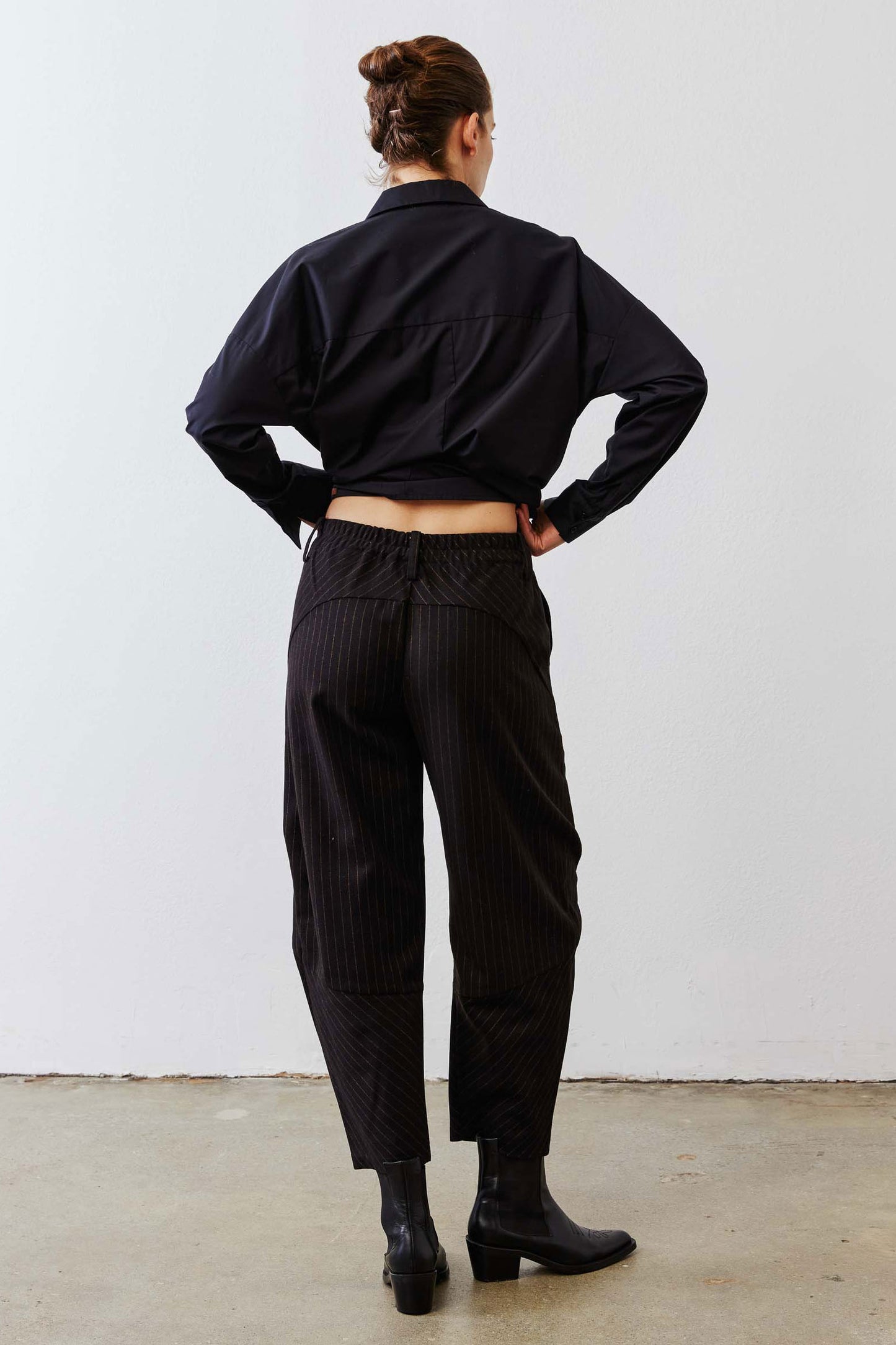 The Pinstripe Wide-ish Pants