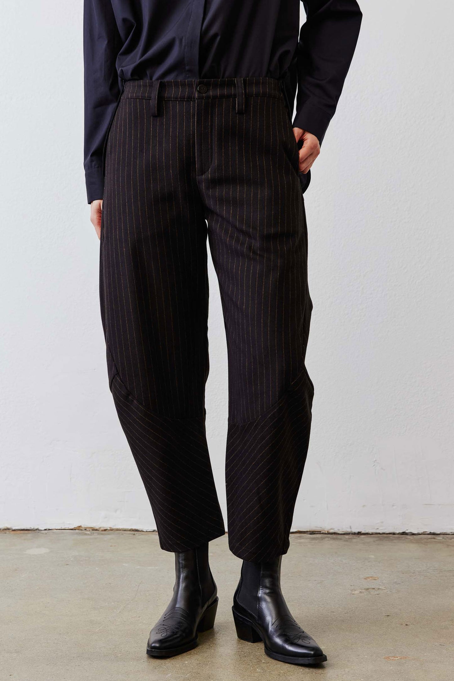 The Pinstripe Wide-ish Pants