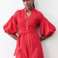 Pintuck Poplin Dress