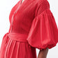 Pintuck Poplin Dress