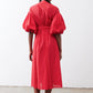 Pintuck Poplin Dress