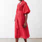 Pintuck Poplin Dress