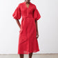 Pintuck Poplin Dress