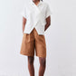 The Pleated Bermuda Shorts