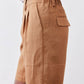 The Pleated Bermuda Shorts