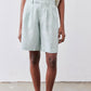 The Pleated Bermuda Shorts