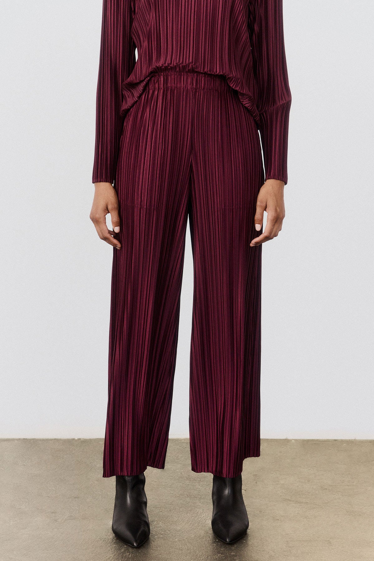 Relaxed Pleated Pants