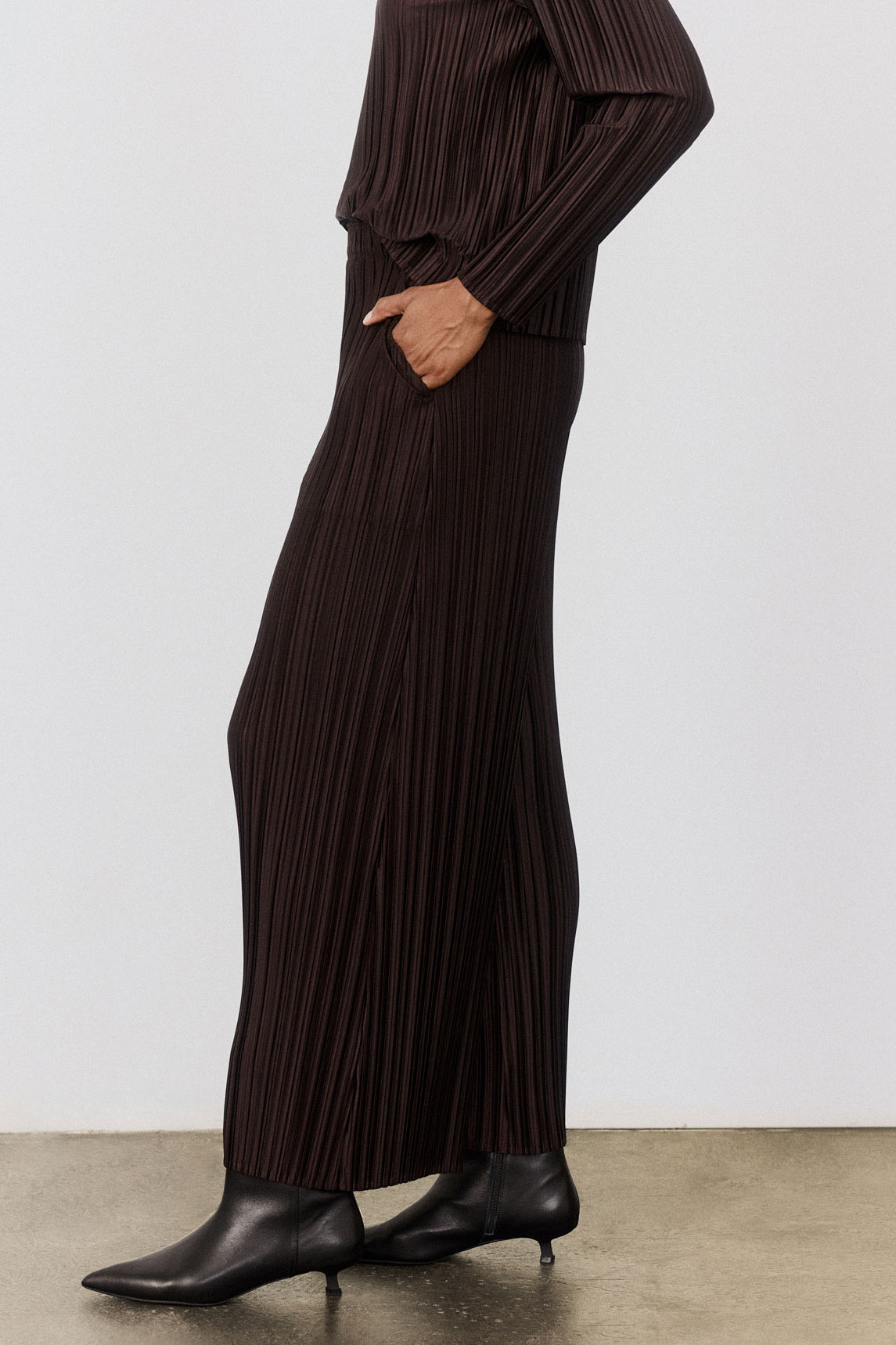 Relaxed Pleated Pants