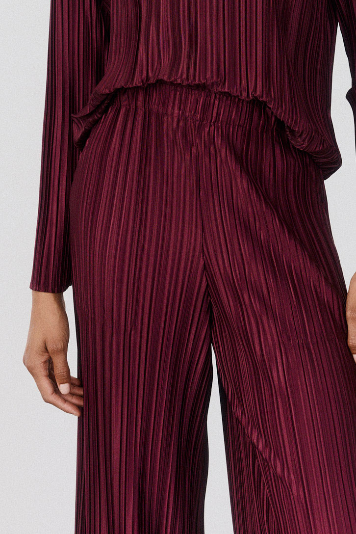 Relaxed Pleated Pants