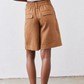 The Pleated Bermuda Shorts