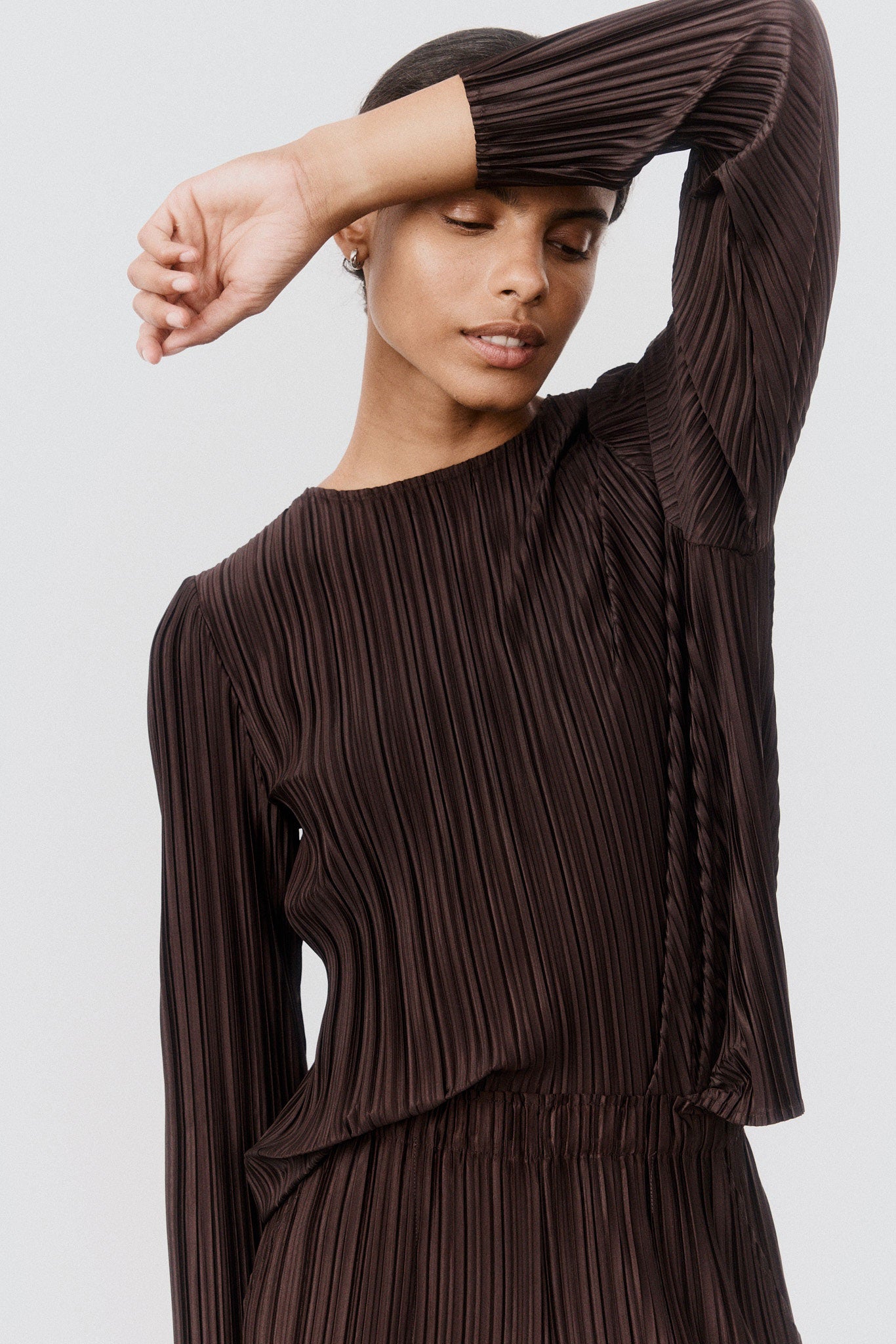 Relaxed Pleated Top