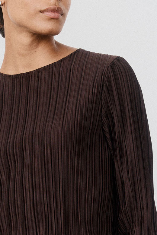 Relaxed Pleated Top