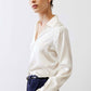 The Popover Washable Silk Long Sleeve Blouse