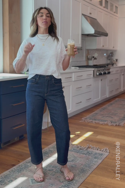 The Classic Barrel Leg Jeans