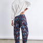 The Printed Slouchy Soft Twill Pants