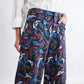 The Printed Slouchy Soft Twill Pants