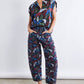 The Printed Slouchy Soft Twill Pants